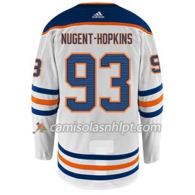 Camisola Edmonton Oilers NUGENT-HOPKINS 93 Adidas Branco Authentic - Homem